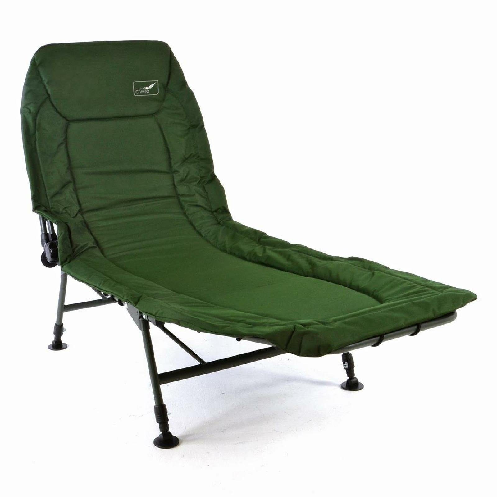 Gartenliege Karpfenliege / Campingliege mit Schlammfüßen