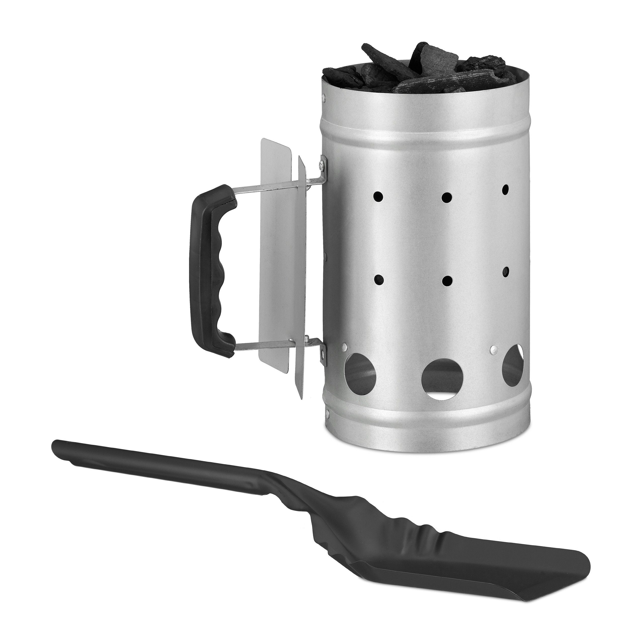 Anzündkamin 2 tlg. Grill-Set