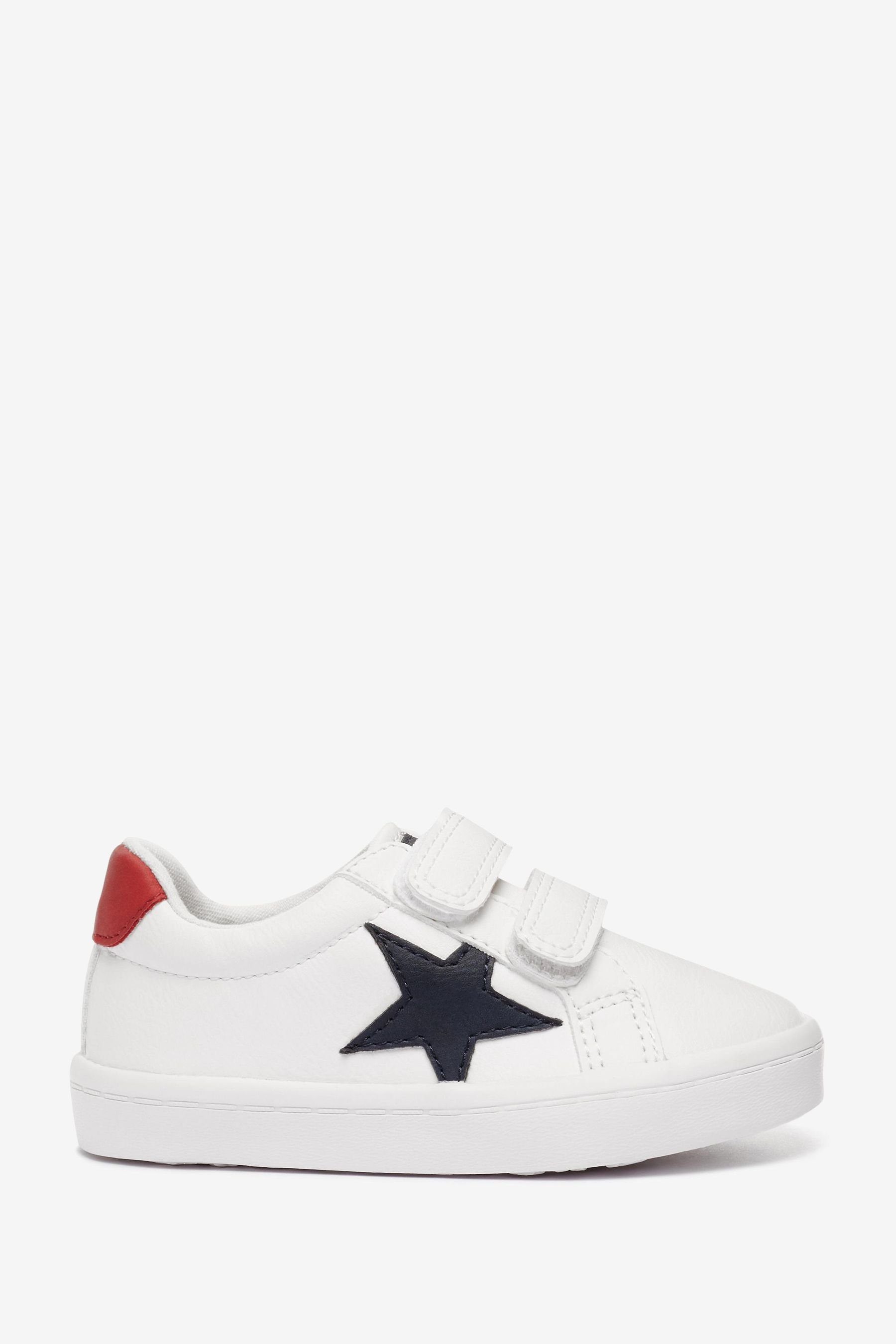 Next Schuhe mit Klettverschluss und Sterndesign Sneaker (1-tlg) White
