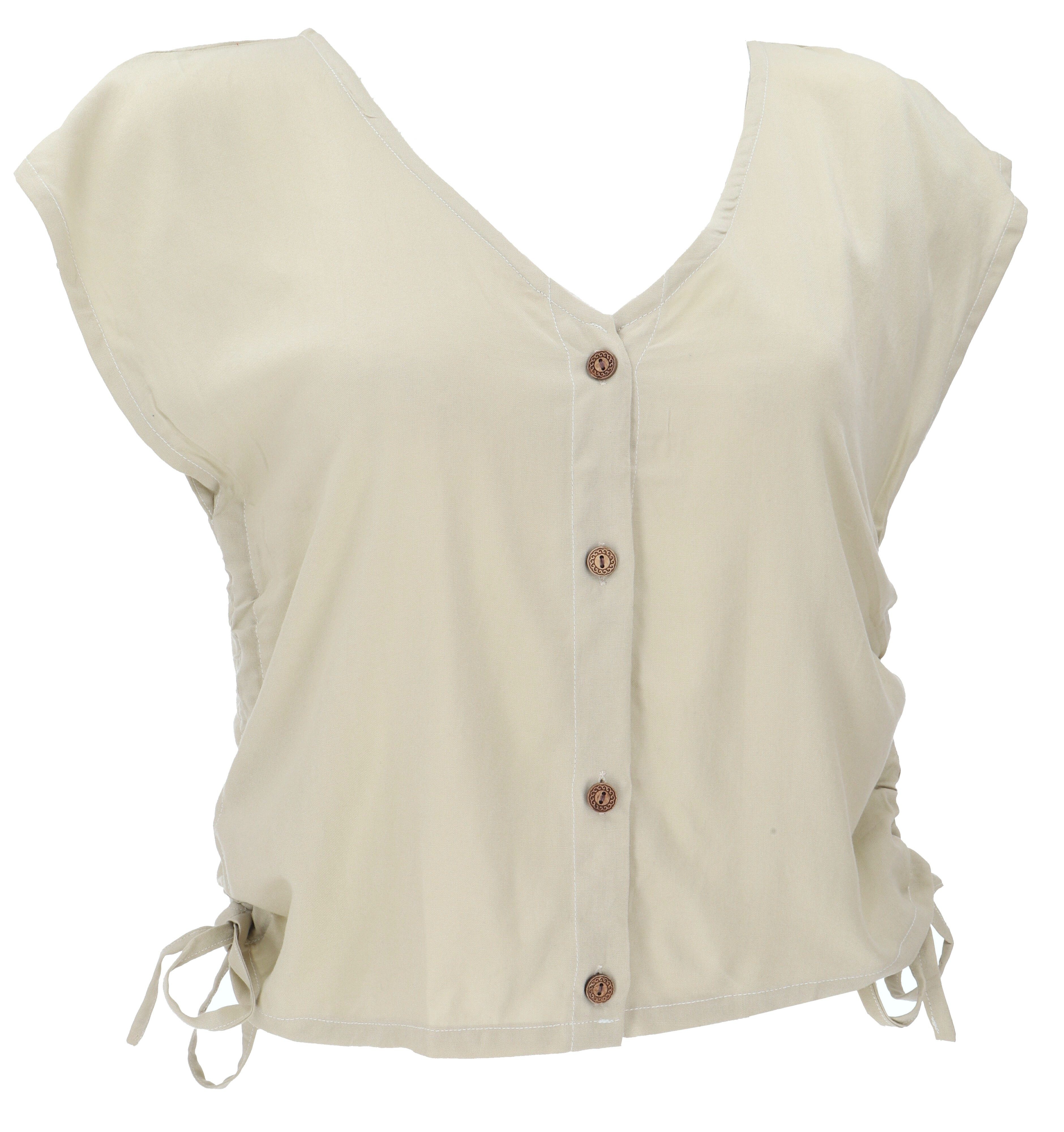 Guru-Shop Longbluse Luftiges Boho Blusentop, Basic günstig online kaufen