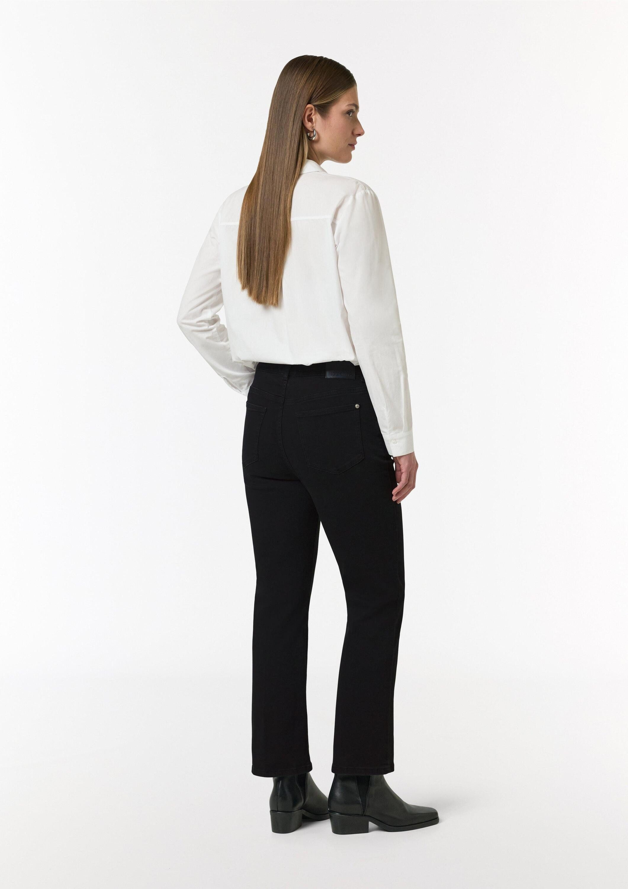 comma Bootcut-Jeans Jeans-Hose Flared-Leg-Jeans aus Baumwollstretch