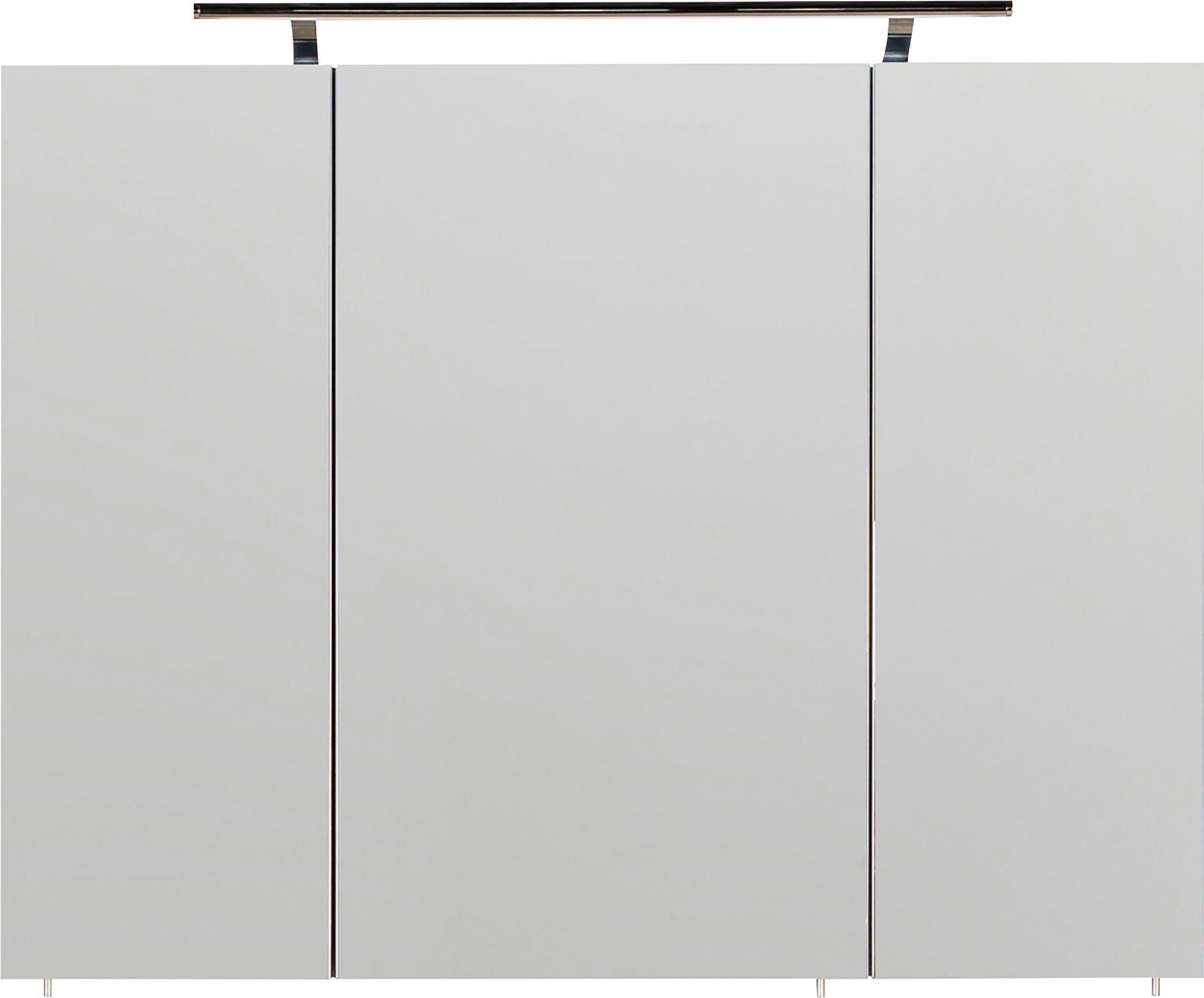 Struktur 3040, Spiegelschrank Struktur braun cm MARLIN | Eiche braun Breite Eiche 90