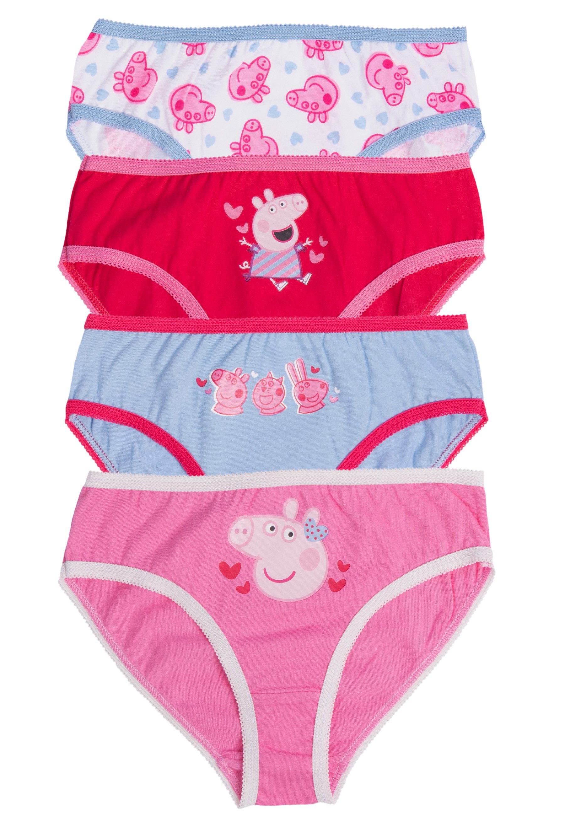 United Labels® Panty Peppa Wutz - versch Motive, 4er-Pack