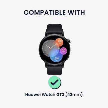 kwmobile Smartwatch-Hülle Schutzhülle für Huawei Watch GT3 42mm Hülle Bumper, Silikon Rahmen mit Cat Ears - Case ohne Display Schutz