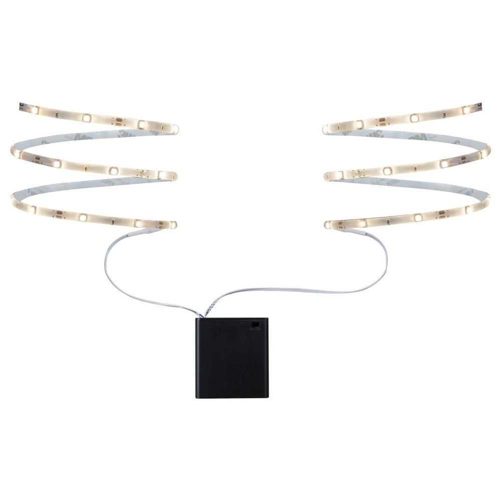 Paulmann LED Stripe Function 2- oder 1,2W Stripe möglich AA warmweiß Streifen, 4x Akkubetrieb Batterie- LED flammig, Mobil Batterie