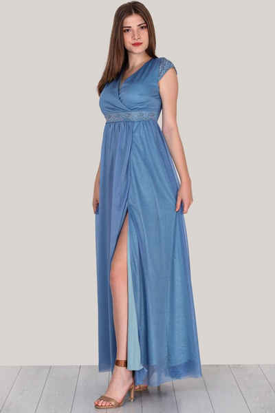 Modabout Abendkleid Langes Maxikleid Hochzeitskleid Für Damen - NELB0588D5077MVI (1-tlg)