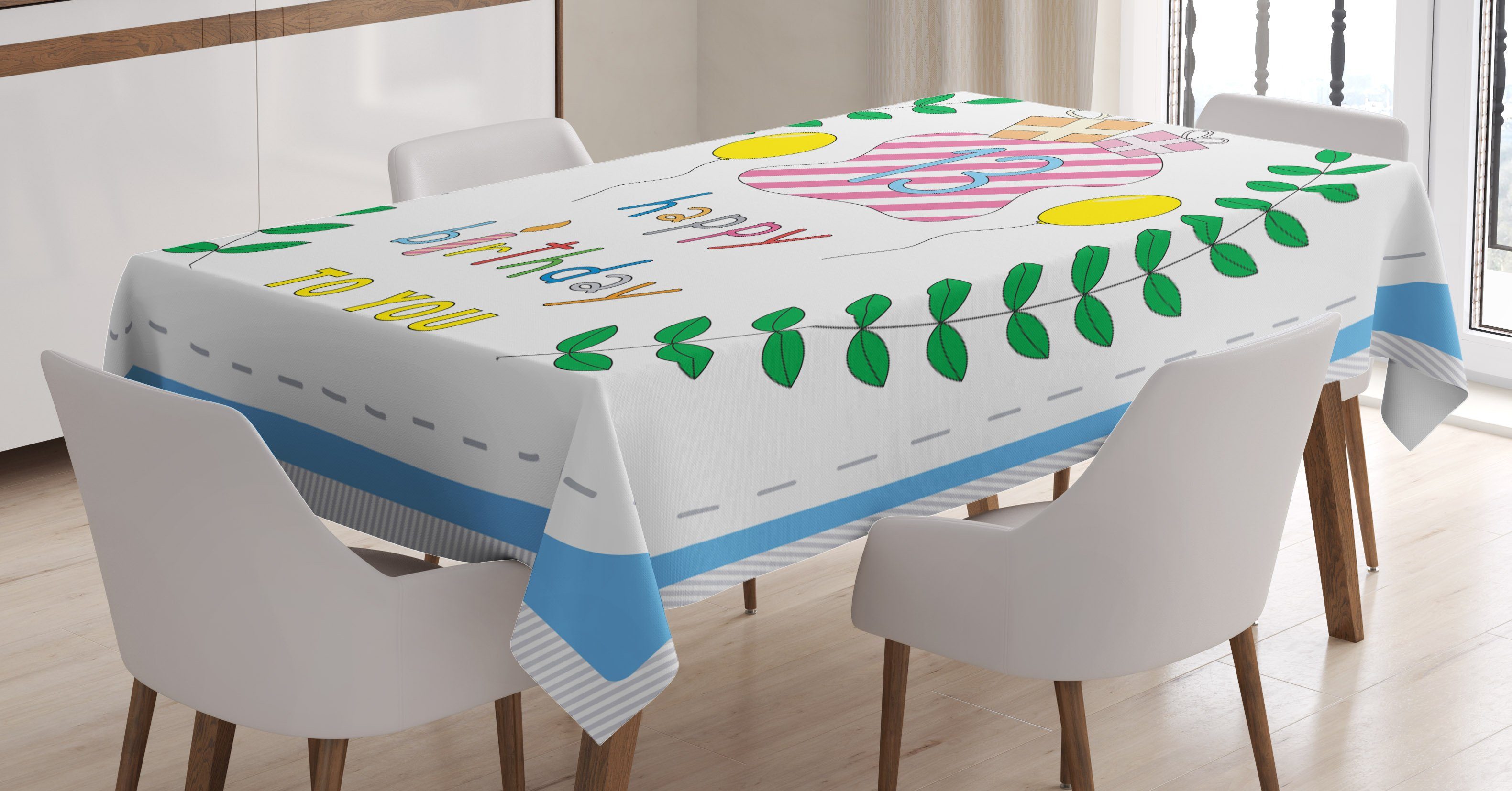 Geburtstags-Geschenke Klare Tischdecke geeignet Farbfest Bunt Farben, den Waschbar Außen Abakuhaus Bereich Für 13.
