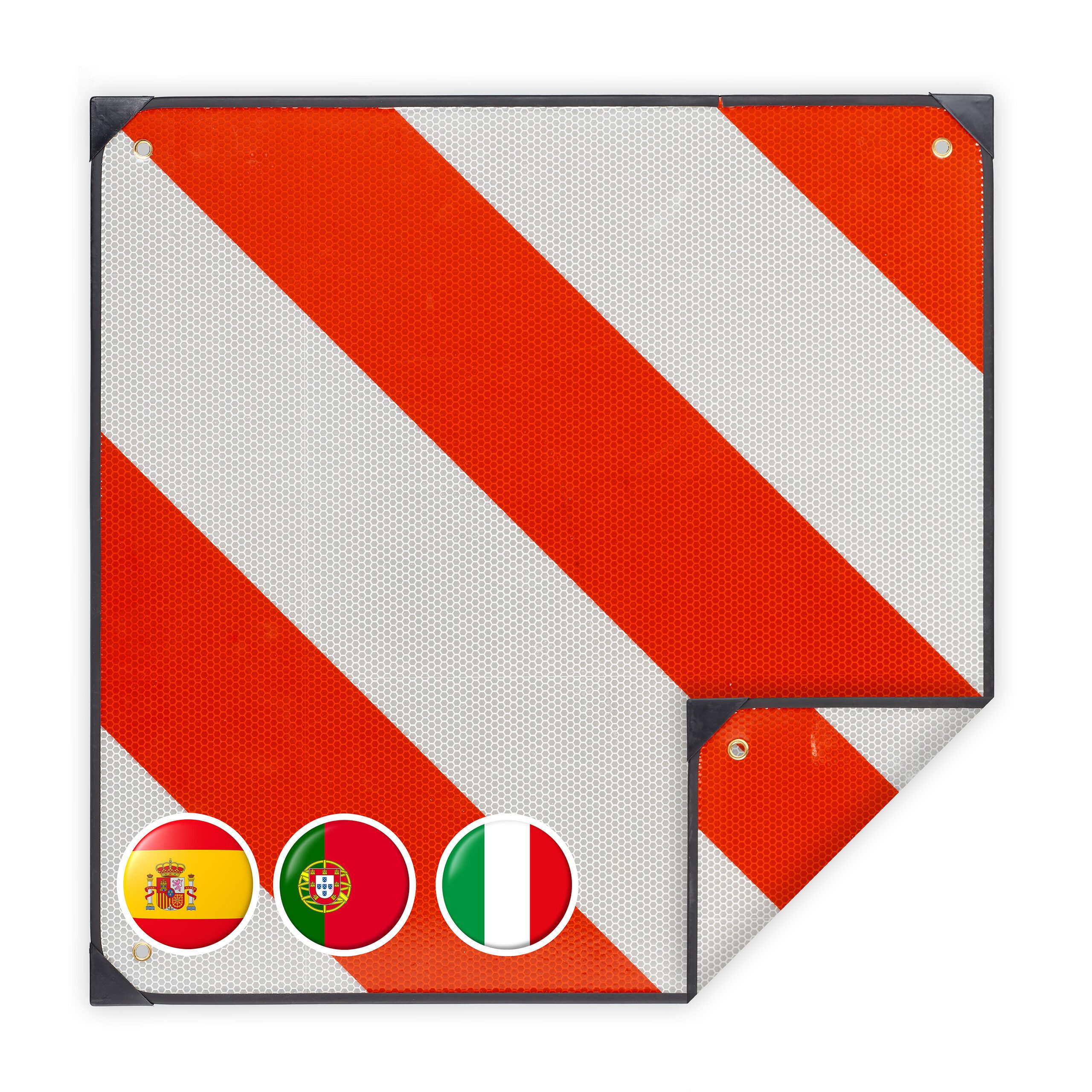 relaxdays Warnschild Warntafel Italien Spanien Portugal, (1 St)