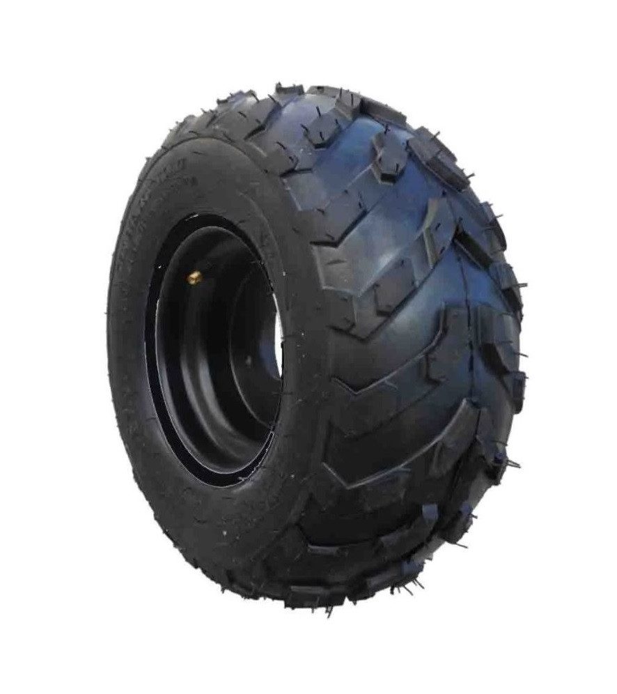 FunSport-Factory Kinderfahrzeug-Räder 2er Set Komplettrad Kinderquadreifen Reifen 16x8-7 rechts/links, V-profil, hoher Grip, für Kinderquads, robust & langlebig
