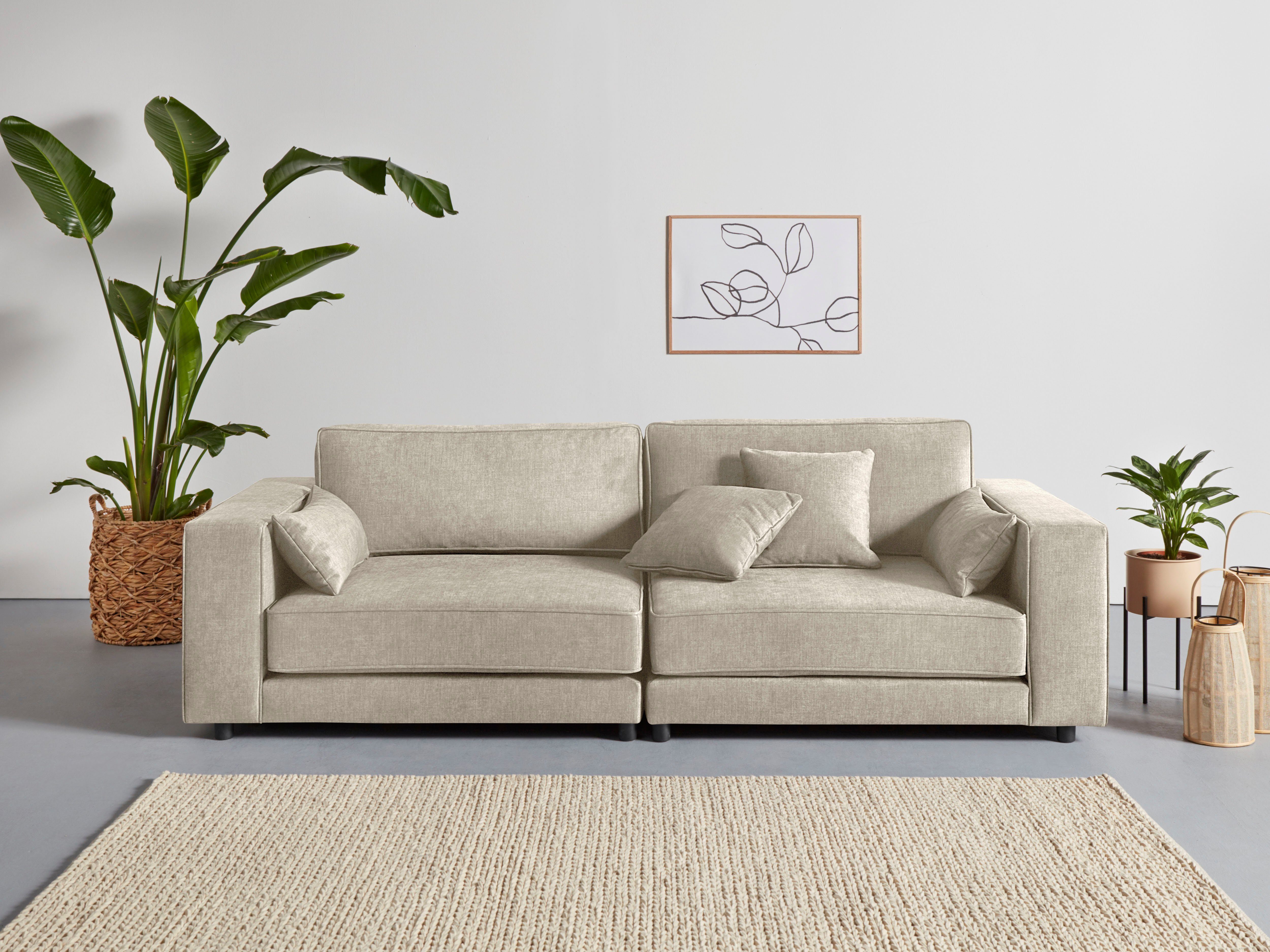 OTTO products 3-Sitzer Grenette, Modulsofa, im Baumwoll-/Leinenmix oder aus recycelten Stoffen