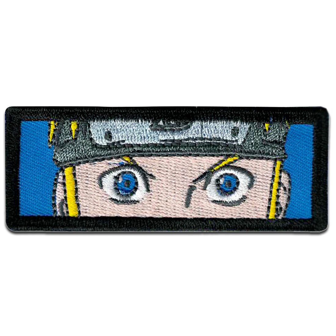 Naruto Aufnäher Bügelbild, Aufbügler, Applikationen, Patches, Flicken, zum aufbügeln, Polyester, Comercial Mercera Naruto Uzumaki Manga Anime - Größe: 2,9 x 7,4 cm