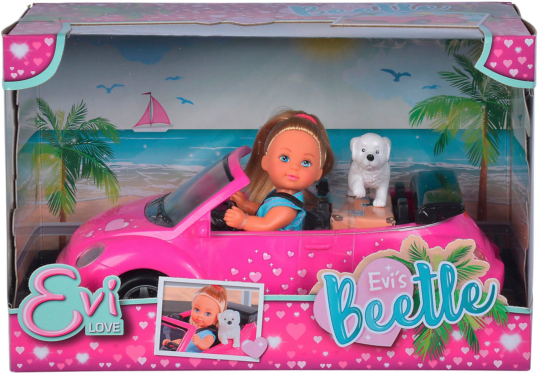 SIMBA Minipuppe Evi Love Evi's Beetle günstig online kaufen