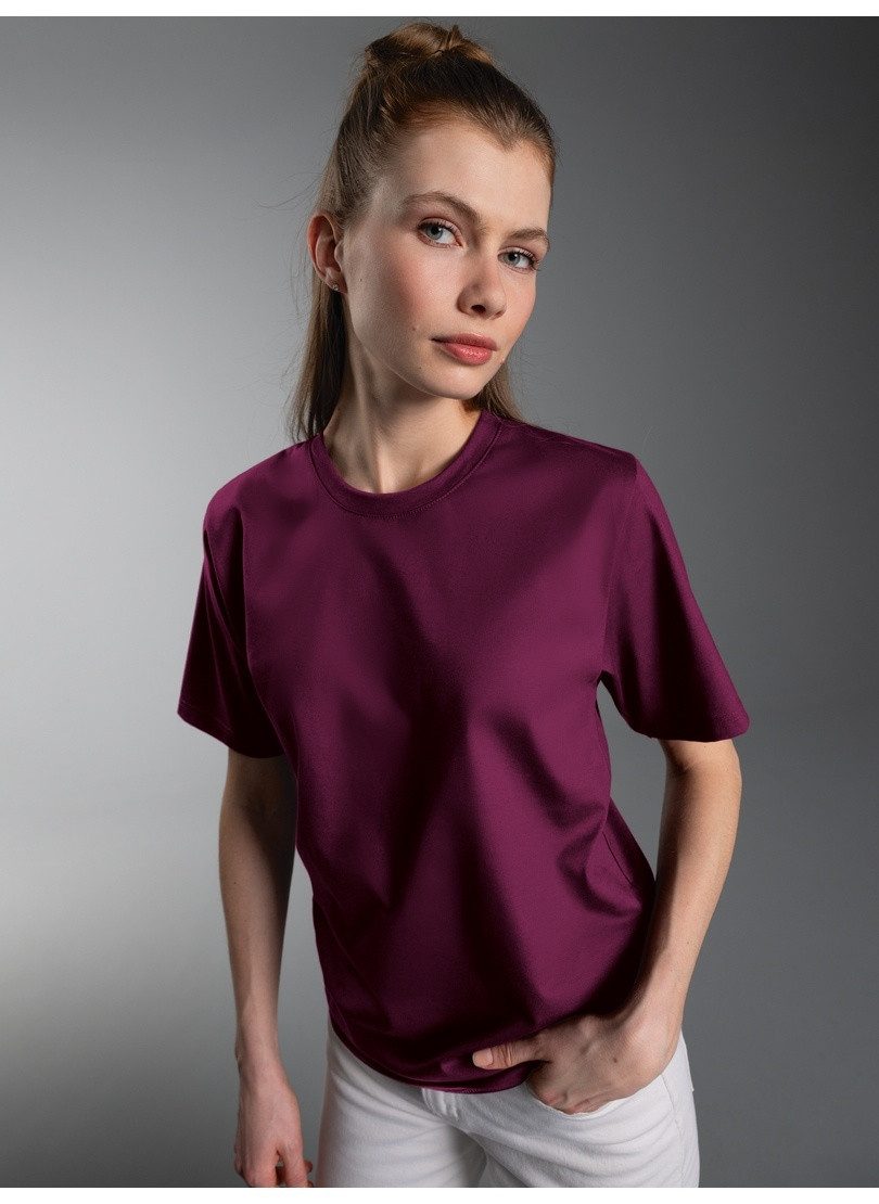 Trigema T-Shirt TRIGEMA T-Shirt DELUXE Baumwolle (1-tlg)