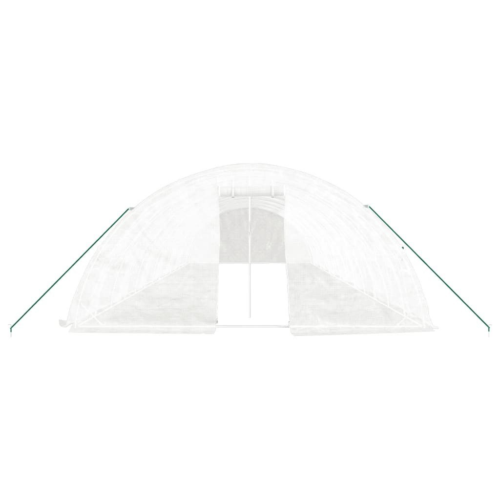 vidaXL Gewächshaus, Treibhaus mit Stahl...