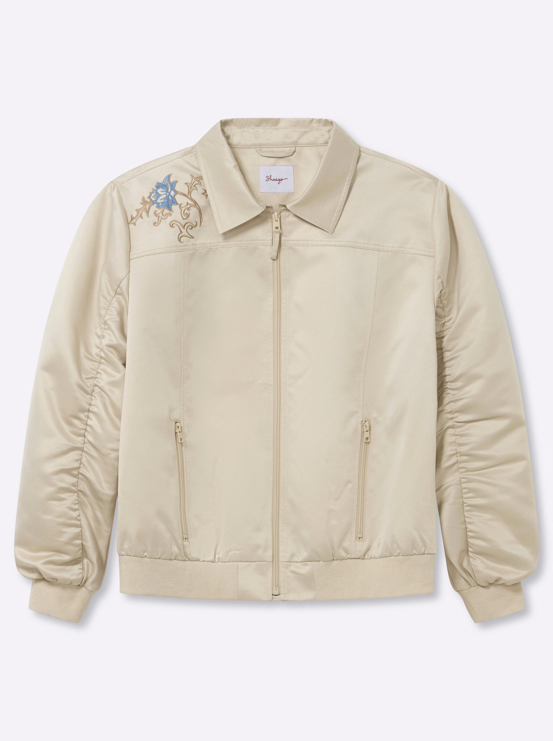 Sheego Allwetterjacke Blouson Langarm