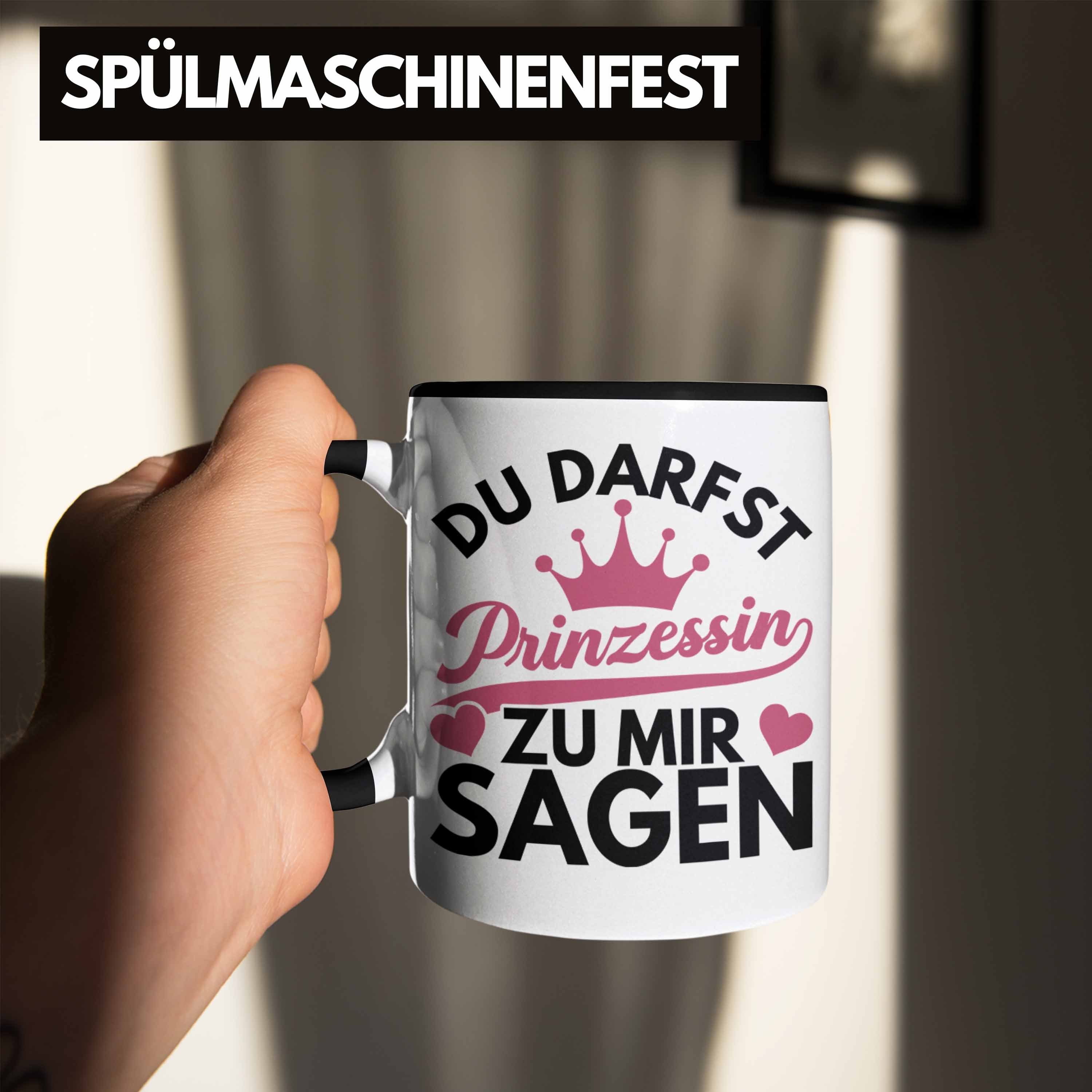 Schwarz Trendation Prinzessin Trendation - Darfst Du Tasse Jugendliche Zicke Zu Lustiges Teenager Tasse Geschenk Mir Geschenk Sagen Mädchen