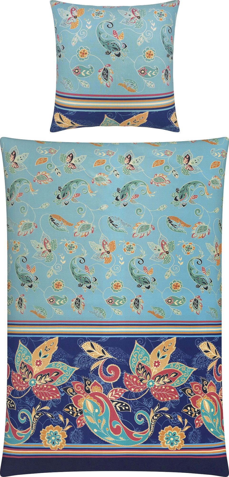 REDBEST Bettwäsche Bettwäsche, Renforcé, Renforcé Paisley günstig online kaufen