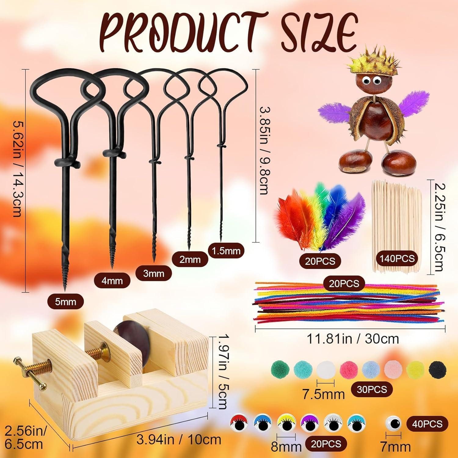 LuxusKollektion Dekohänger Kastanienbohrer Set Kinder DIY günstig online kaufen