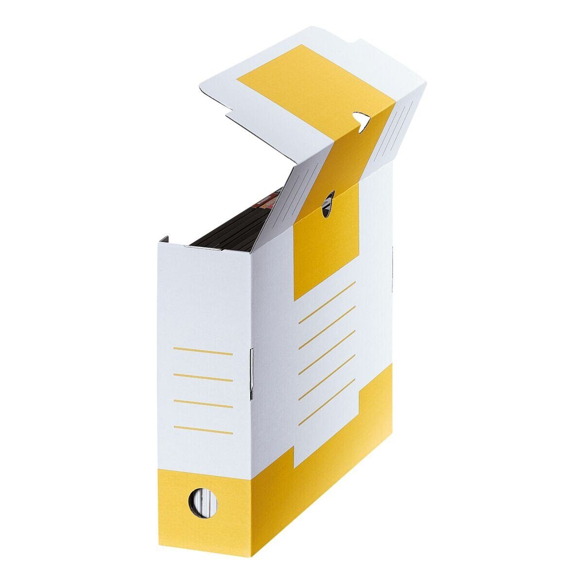 Thumbnail - Cartonia Archivcontainer Color (10 St), Archivschachtel mit Beschriftungsfeldern