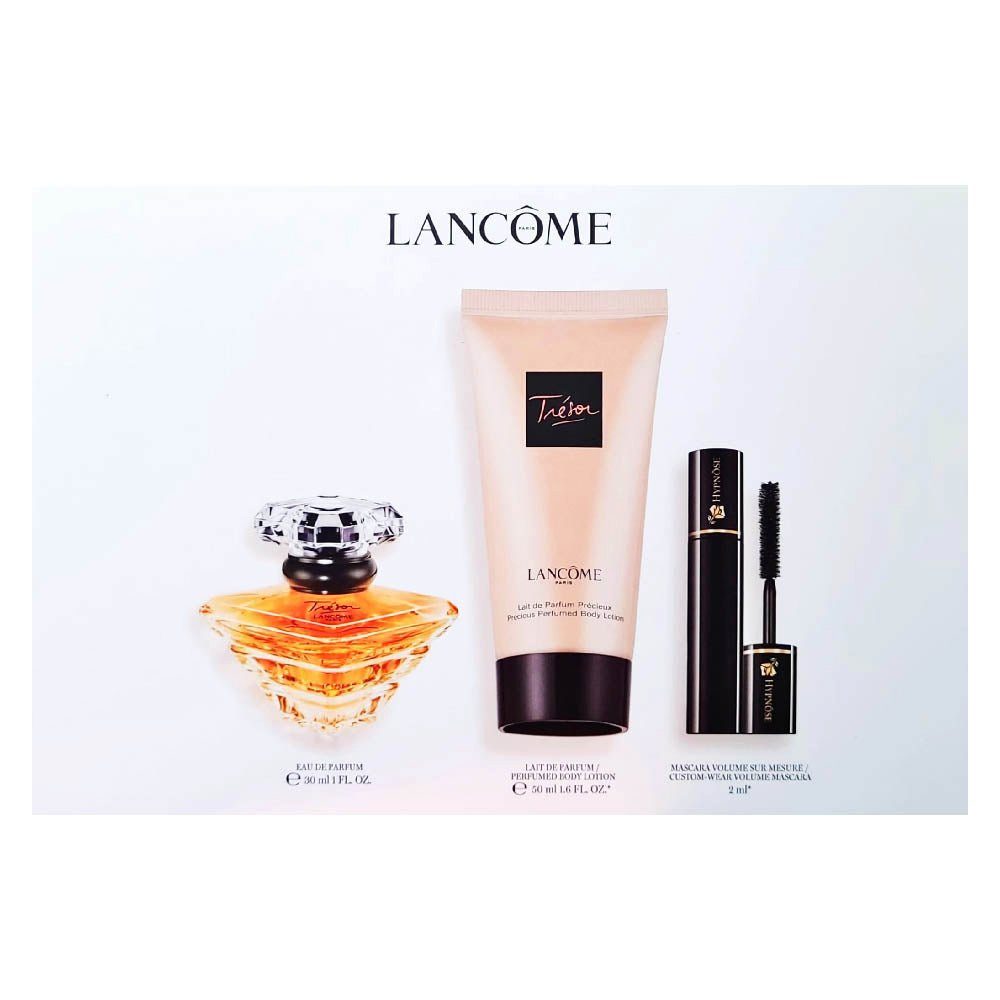 LANCOME Eau de Parfum LANCÔME Trésor Set 30ml EDP Mascara Hypnôse 50ml BL