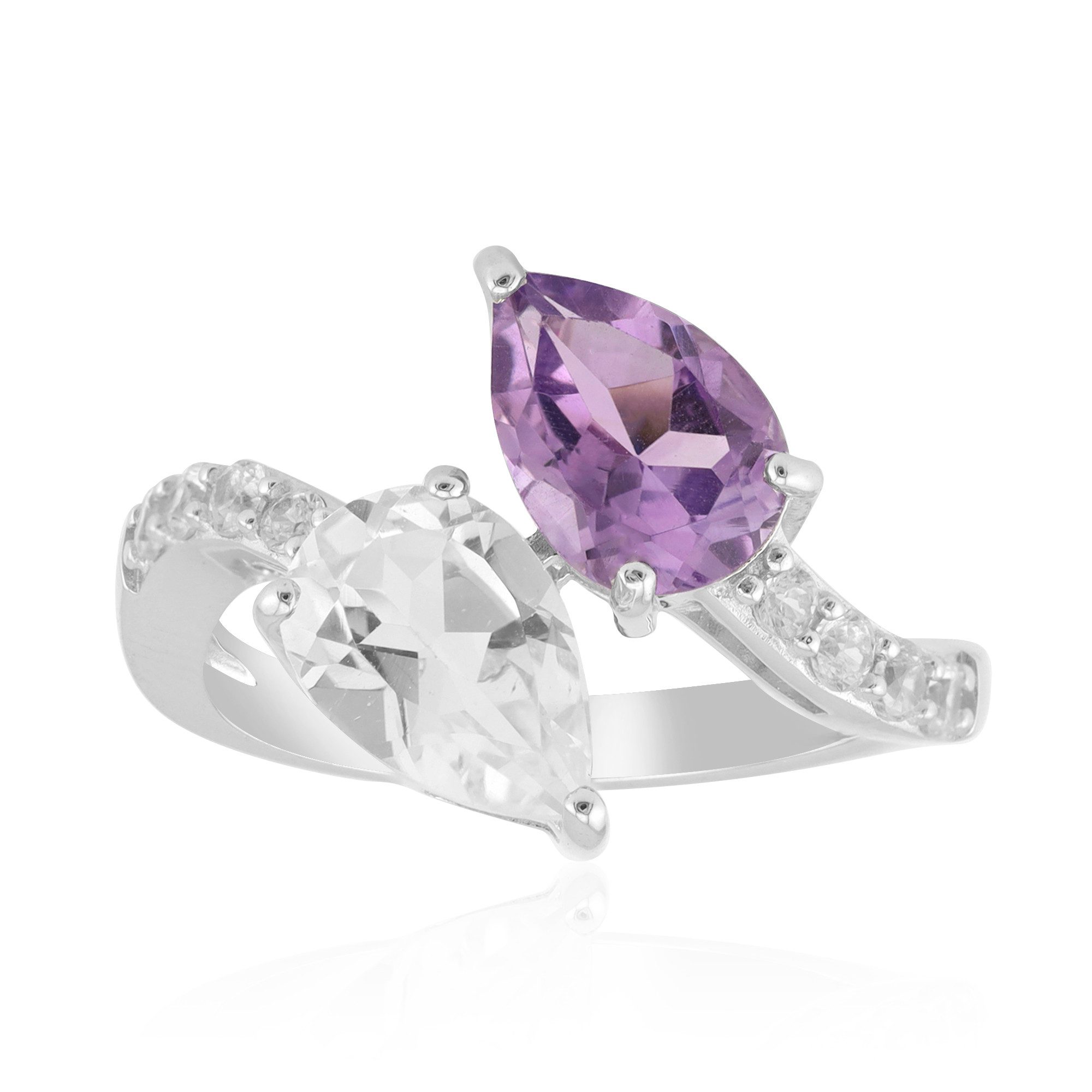 Cavill Silberring Cavill moderner Silberring mit 2,798 ct Topas Amethyst Zi günstig online kaufen