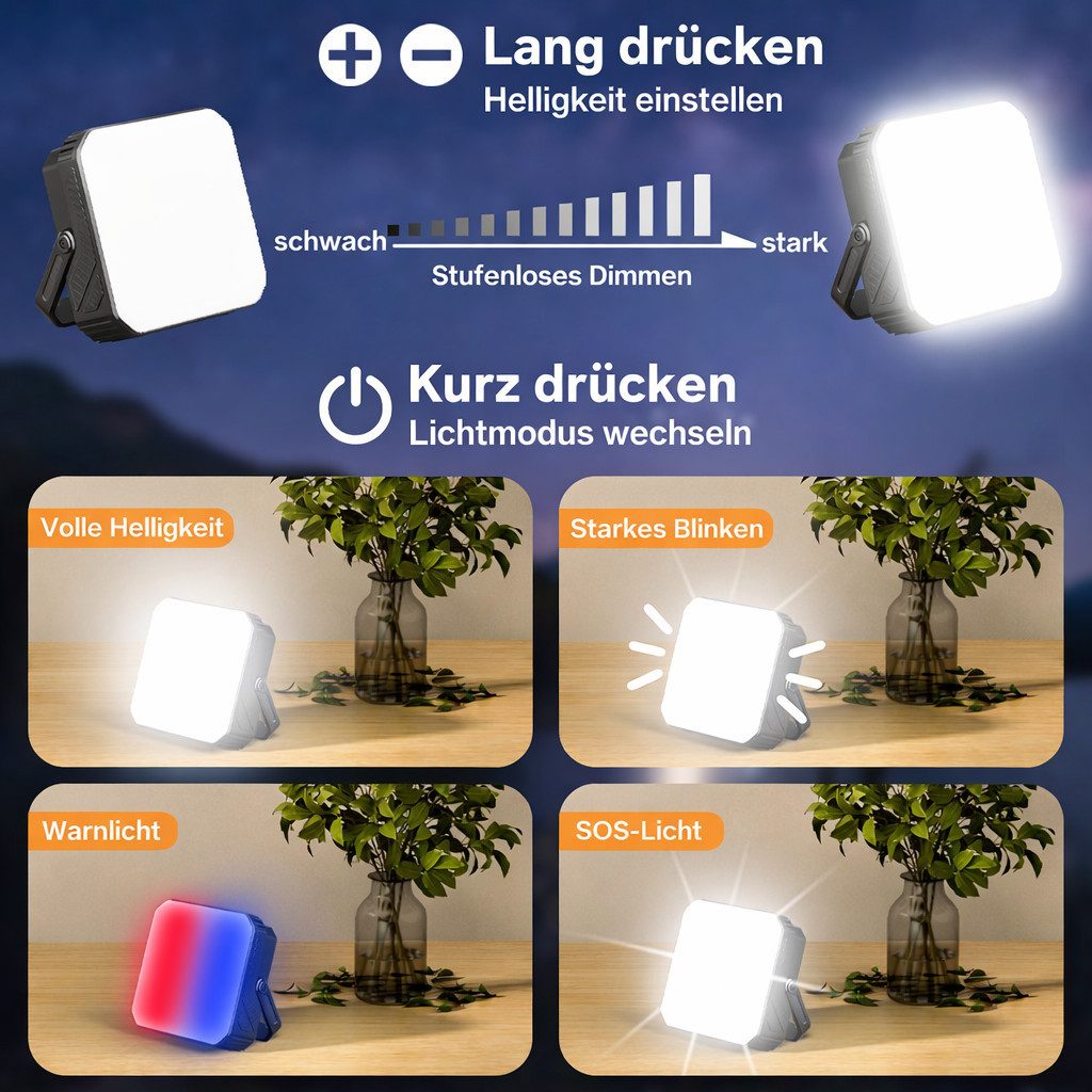 fontastic Solva Powerbank 10000 mAh, SOS Warnleuchte