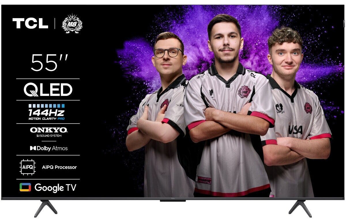 TCL 55P8K QLED-Fernseher (138 cm/55 Zoll)