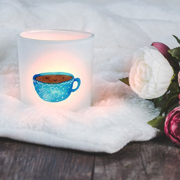 Mr. & Mrs. Panda Windlicht Kaffee Tasse - Transparent - Geschenk, Windlicht Glas, Teelichter, Ke (1 St), Hochwertiges Material