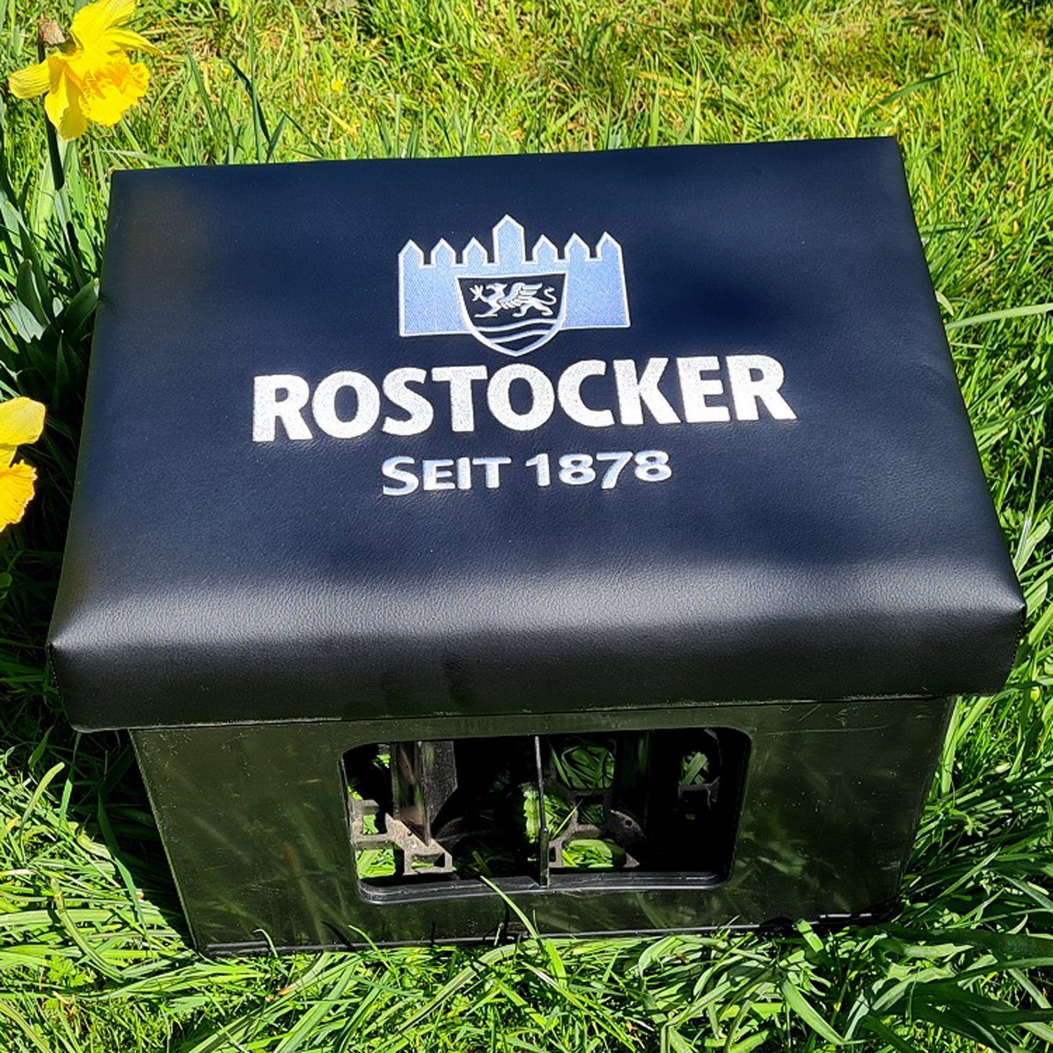 BierEx Sitzhocker Bierkisten Sitzkissen - Rostocker (1 St)