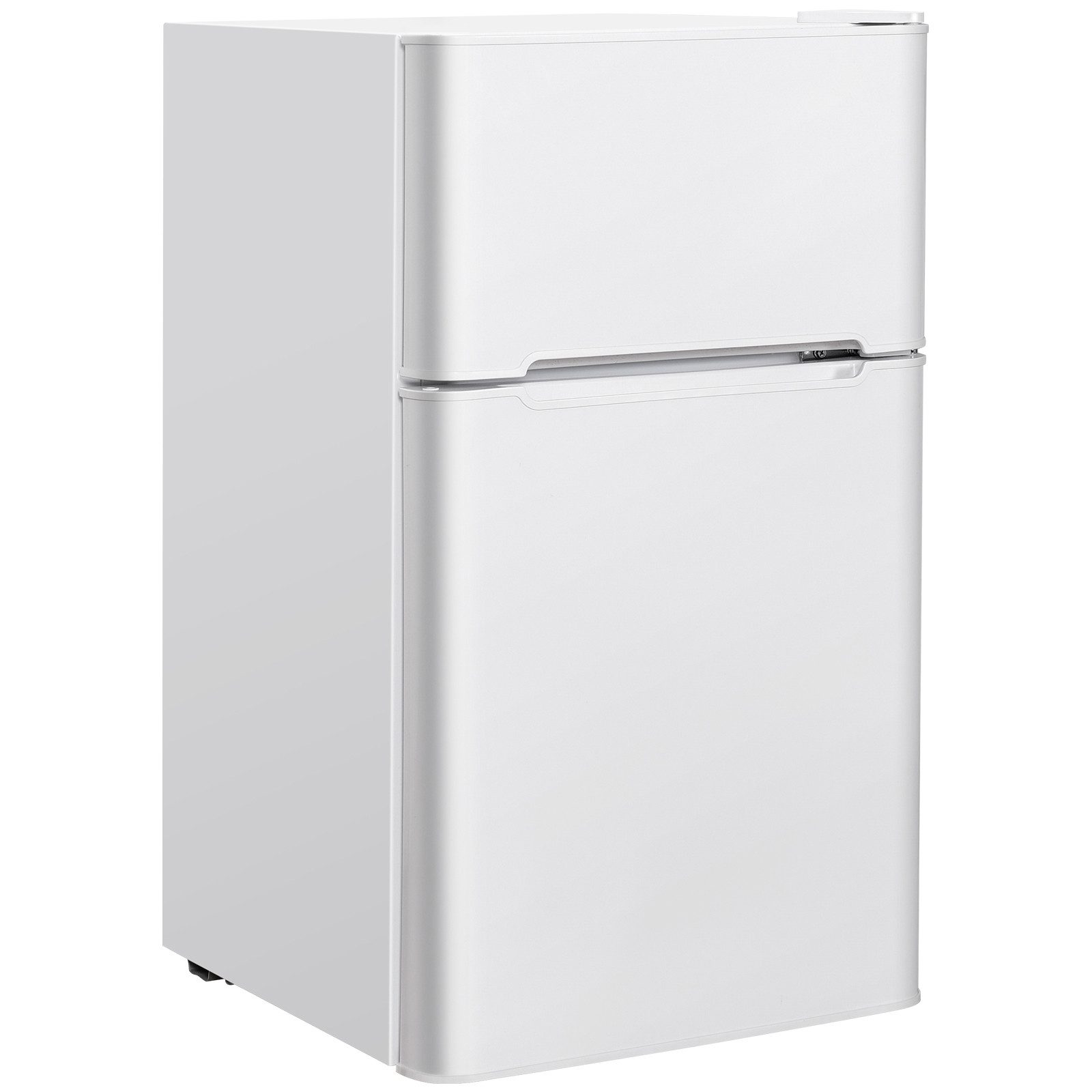 COSTWAY Kühlschrank BCD-90, 86 cm hoch, 48.5 cm breit, Gefrierkombination