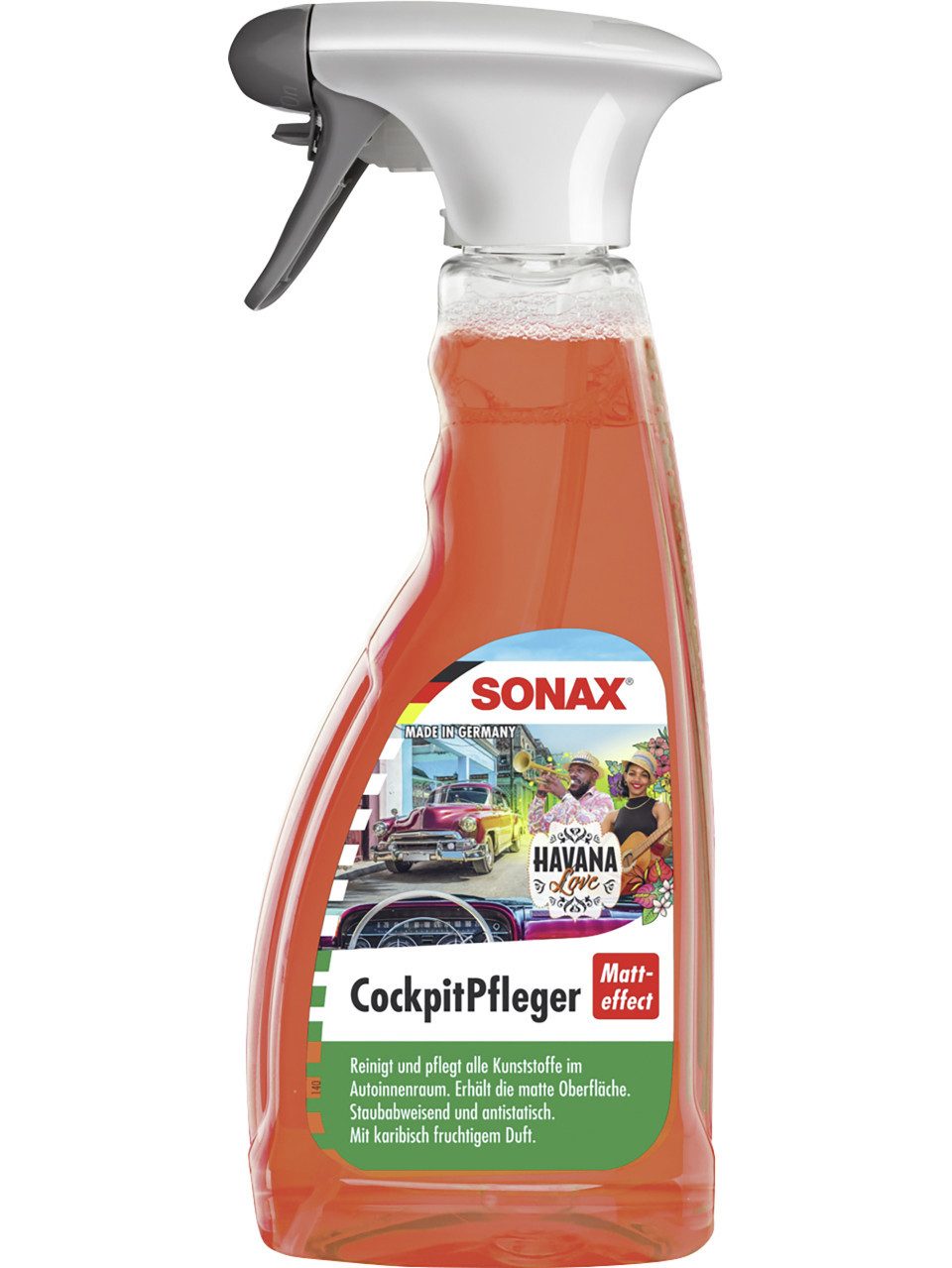 Sonax Cockpitpfleger matteffect Havana Love 500 ml Cockpit-Reiniger