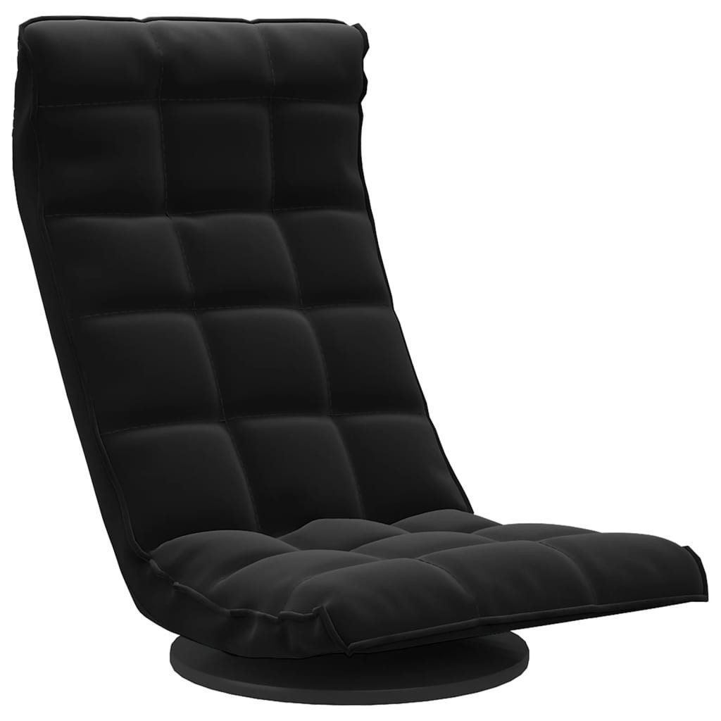 vidaXL Bodenkissen Bodenstuhl Drehbar Schwarz Samt günstig online kaufen