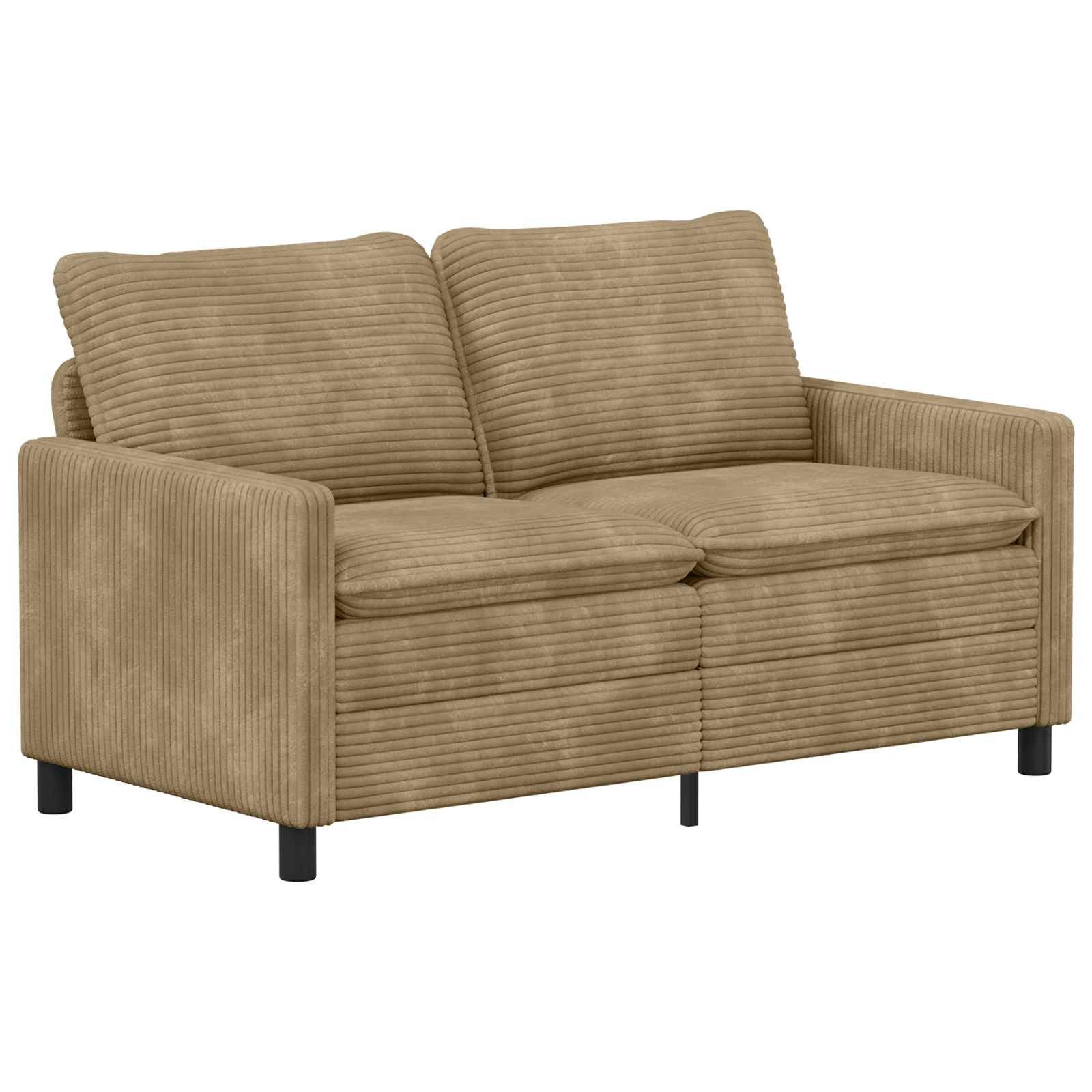 vidaXL Sofa Sofa Taupe 156 x 81 x 87,5 cm Polyester, 1 Teile