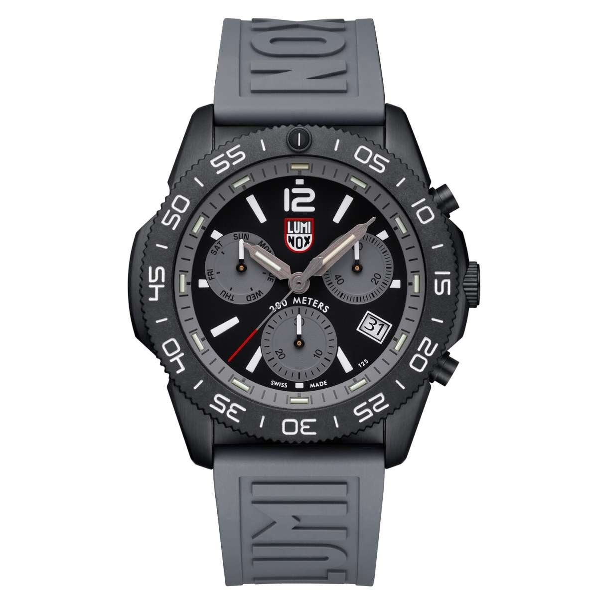 Luminox Quarzuhr XS.3148, für Herren-Taucheruhr Chronograph Pacific Diver Grau
