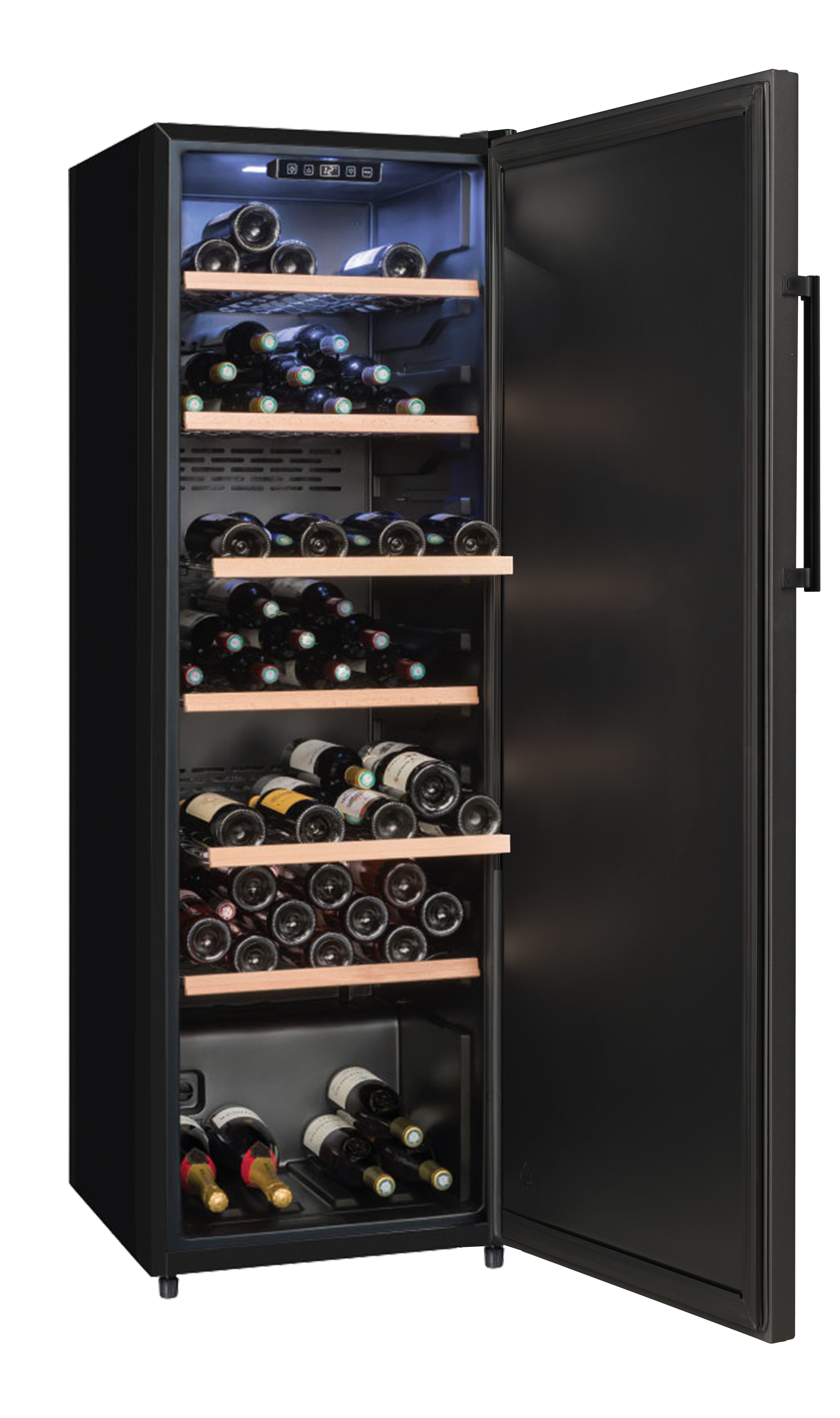 La Sommelière Weinkühlschrank CTPNE147E, für 147 Standardflaschen á 0,75l,Aktivkohlefilter, LED Beleuchtung, Winterfunktion
