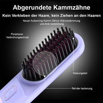 Welikera Haarbürste, Temperaturstufe 4, 50 Millionen negative Ionen für die Haarpflege