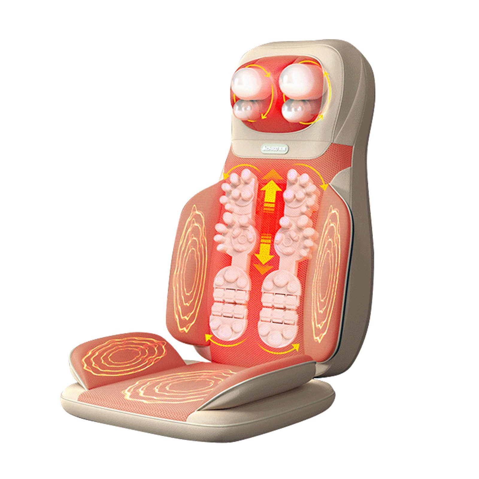 TWSOUL Shiatsu-Massagesitzauflage Shiatsu-Massagesitzauflage Multifunktionales Massagekissen, beheizte Massage