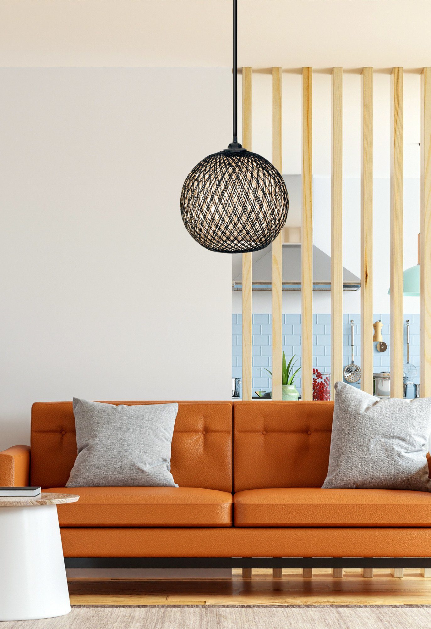 Opviq Kronleuchter Handmade Jute Chandelier, 55 cm H1567 günstig online kaufen