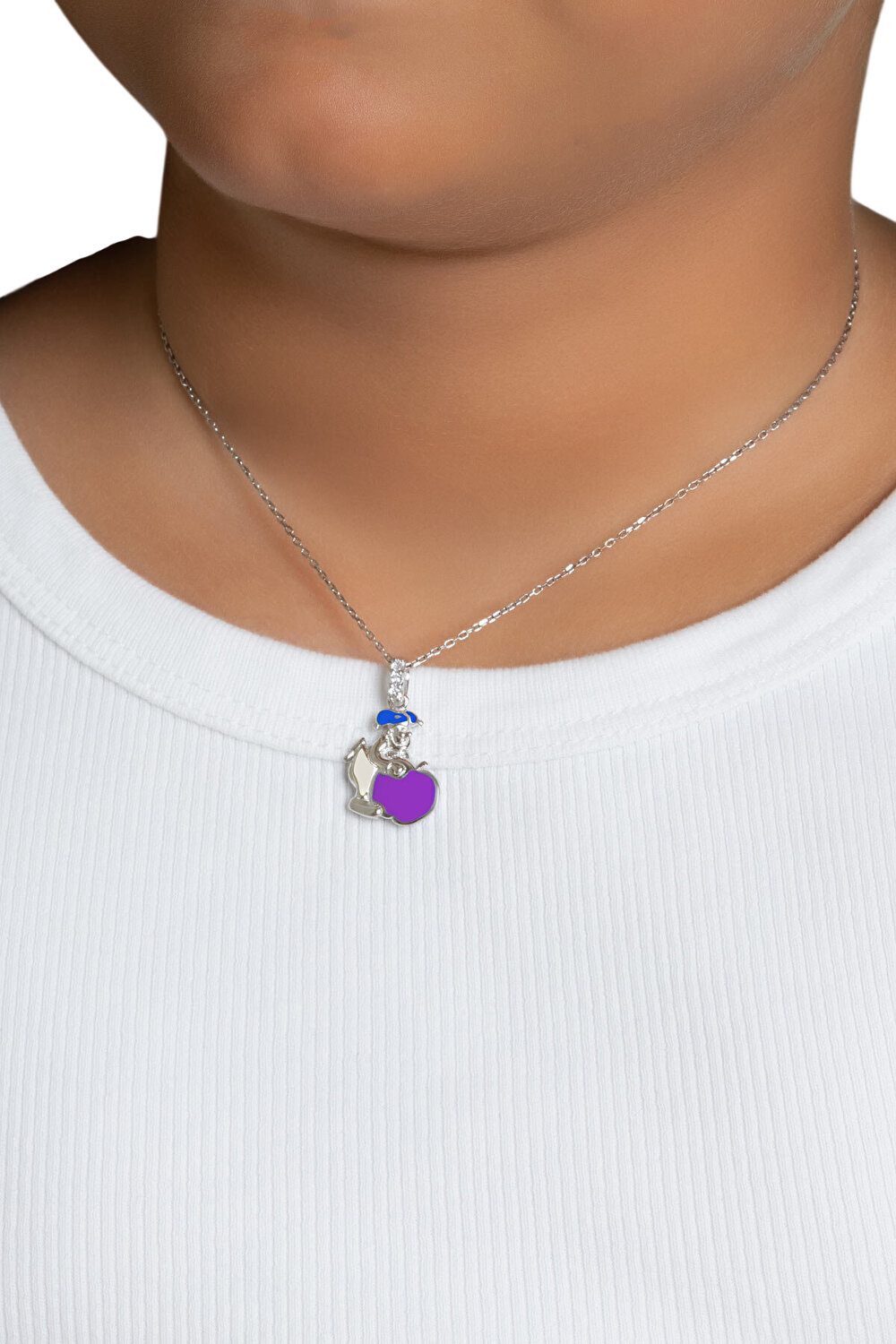 So CHIC... Kette mit Einhänger Weihnachtsmann 18K Kinderhalskette
