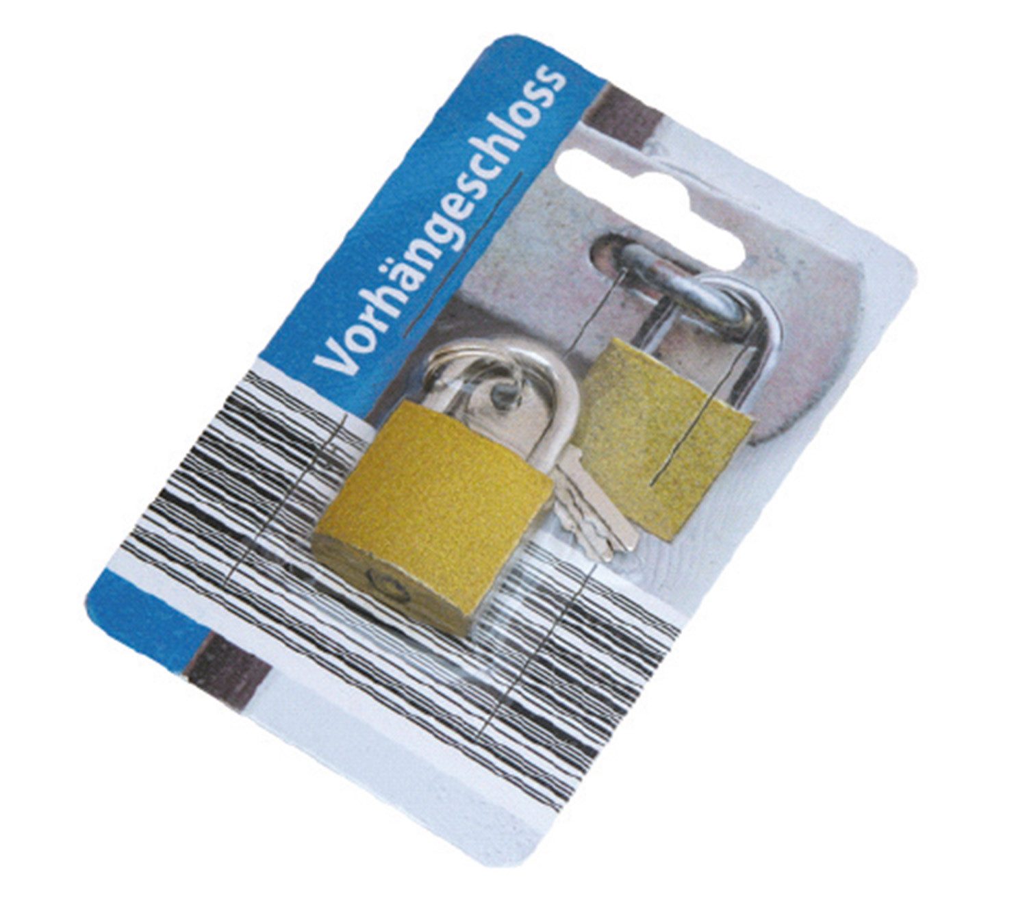 Bügelschloss Vorhängeschloss 24mm Schloss Kleines Bügelschloss silbern 1 Stück (Stück, 1-tlg., Vorhängeschloss), Vorhängeschloss Schloss 24mm kleines Vorhängeschloss Vorhängeschlos