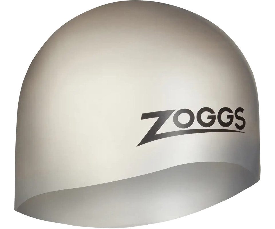 Zoggs Badekappe Zoggs Silikon Schwimmhaube Silber