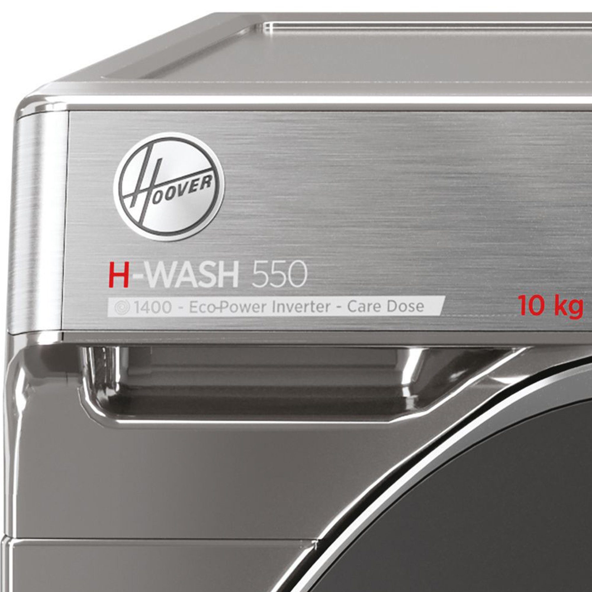 Hoover Waschmaschine H-WASH 550 Expert 10 H5WPBD410AMBCR/S, Power Care, ActiveSteam, 1400 Mengenautomatik App U/min, hOn Bluetooth, kg, / Design + Wi-Fi
