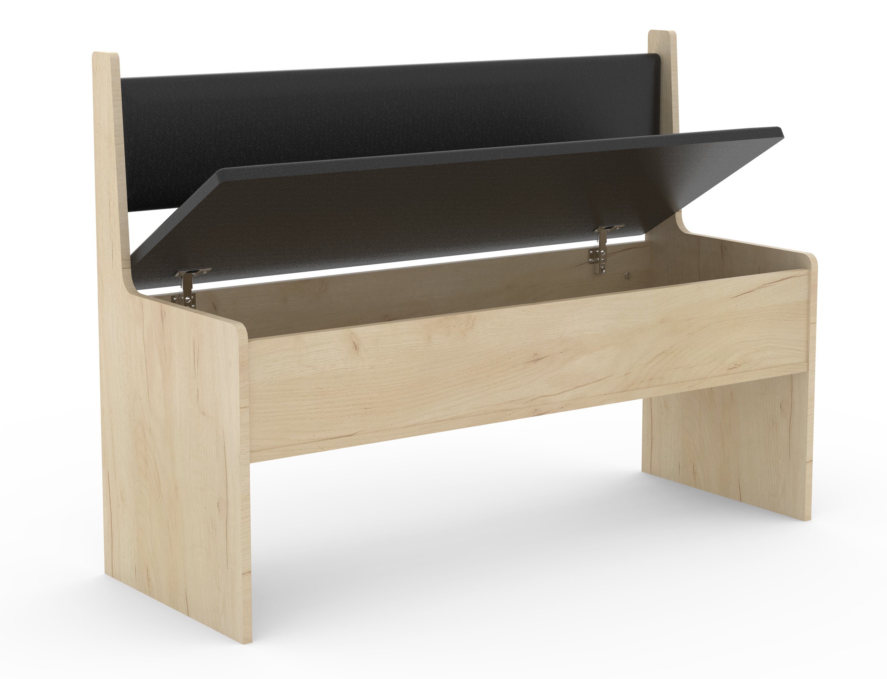 VCM Essbank Holz Eckbank Sitzbank Bank Truhe Esal Breite 110cm