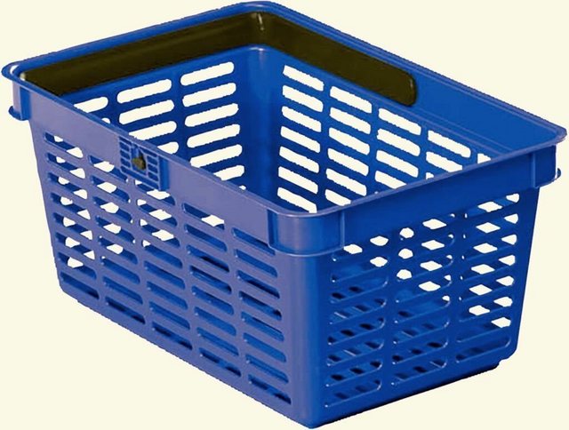 DURABLE Einkaufskorb Durable Einkaufskorb 19l bl stapelbar SHOPPING BASKET 19 Tragegriff