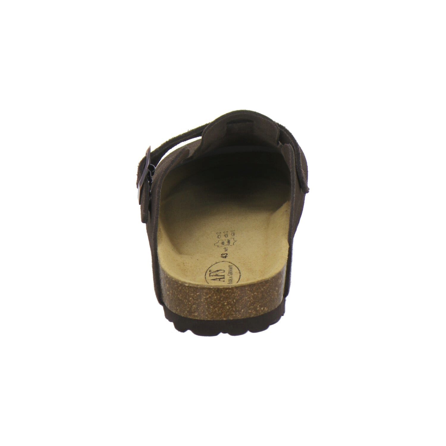 AFS-Schuhe Herren Clog aus Veloursleder mit Fußbett, Made in Germany – Bild 5 von 5
