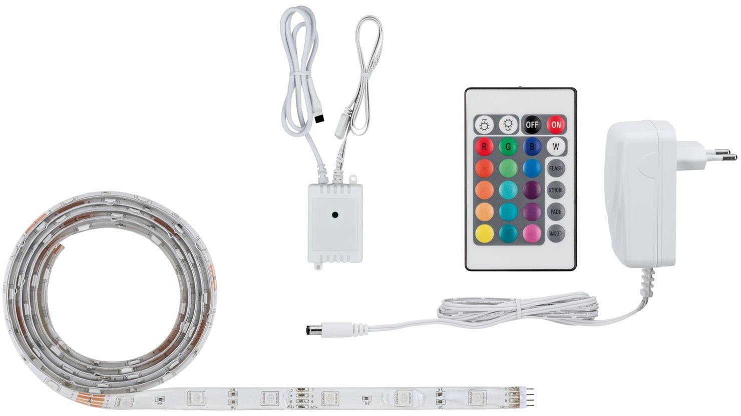 LED-Streifen SimpLED 1,5m RGB 12W Weiß Metall Kst
