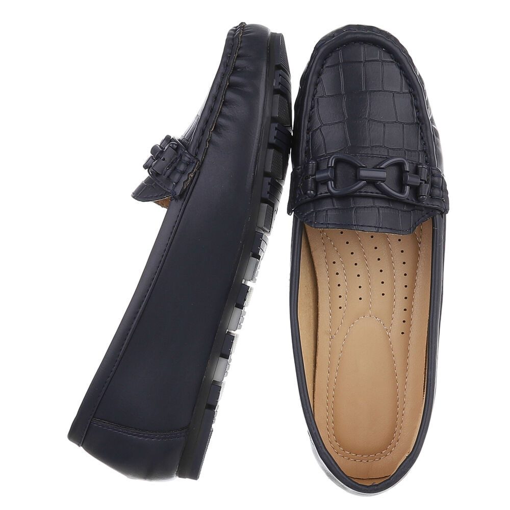 Ital-Design Eleganter Mokassin mit Schnalle für Damen im Alltag Slipper (90 günstig online kaufen