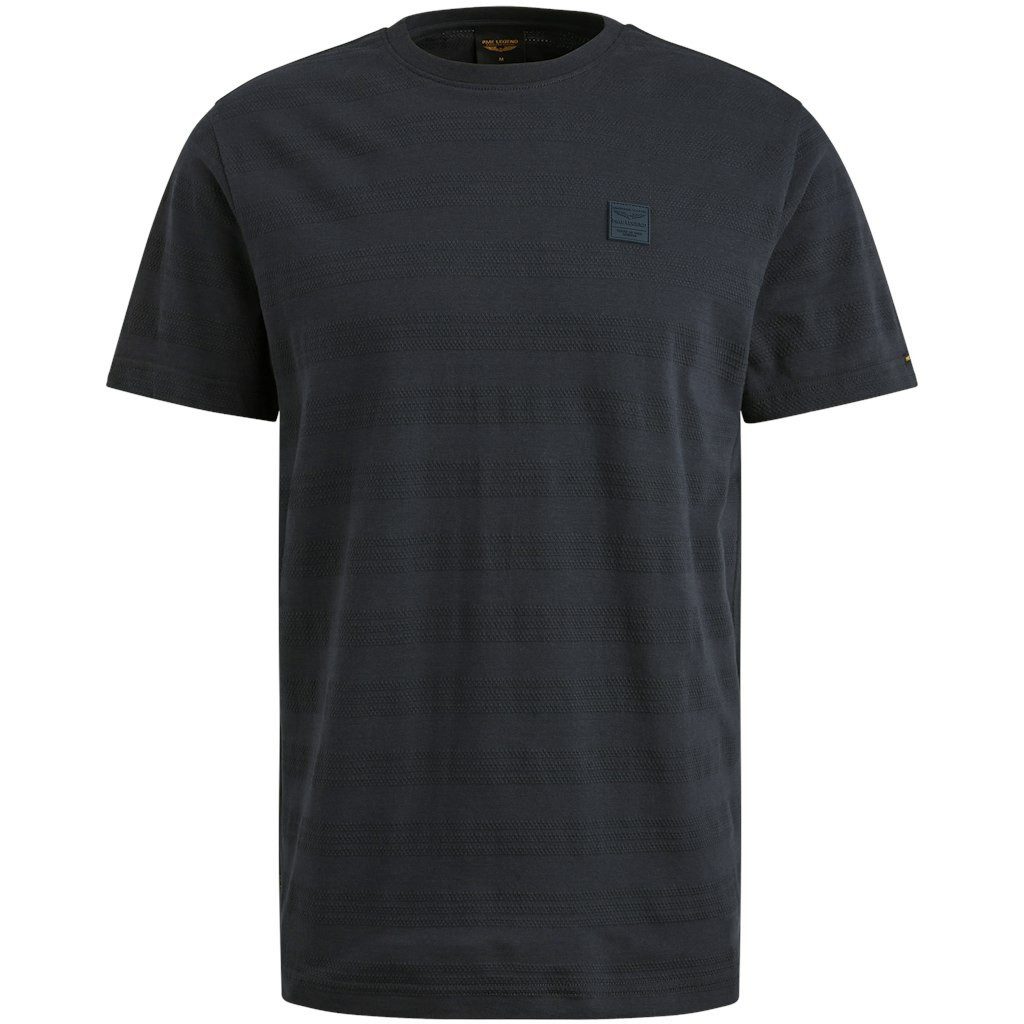 PME LEGEND T-Shirt Short sleeve r-neck jacquard strip