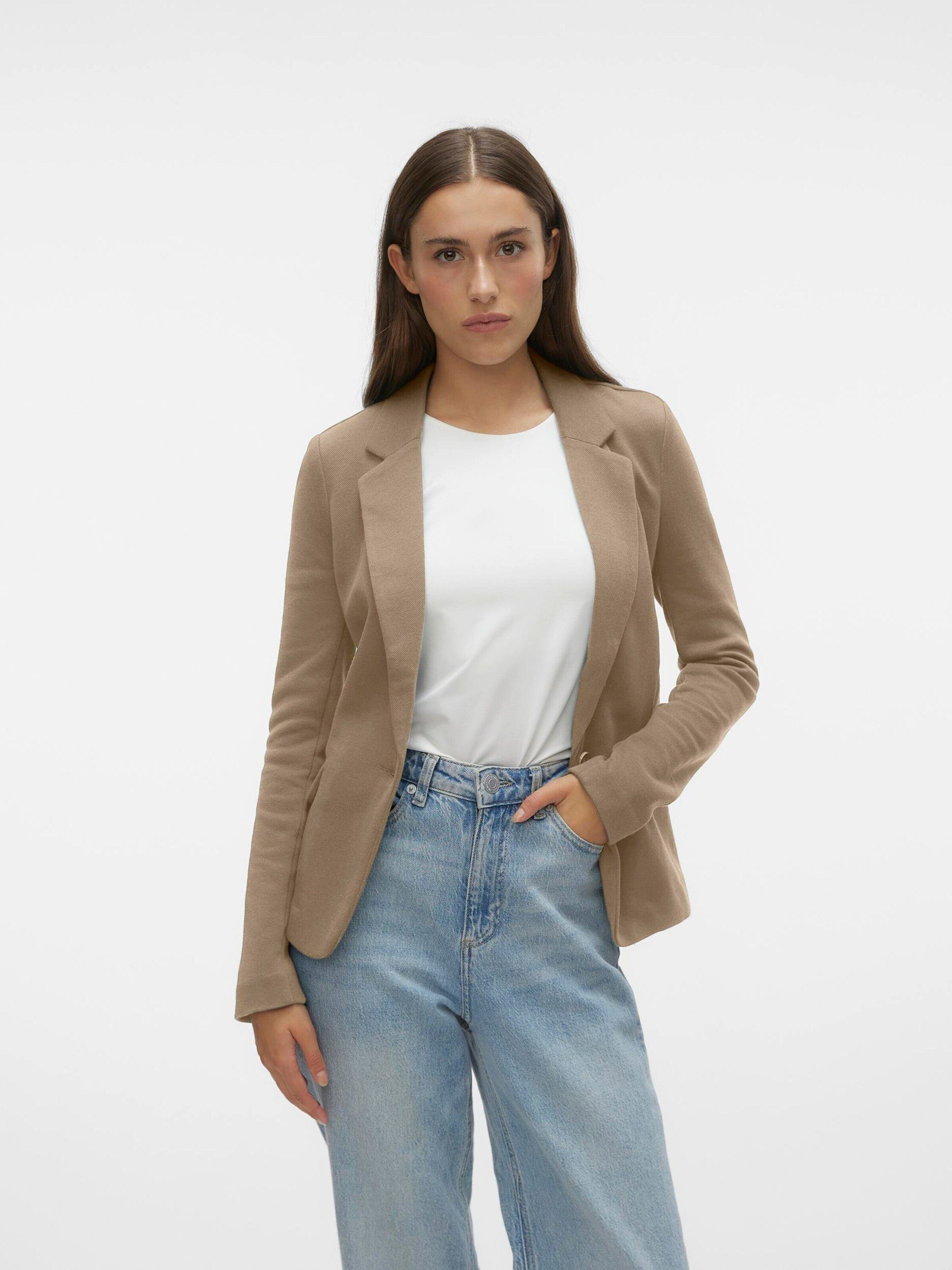 Vero Moda Kurzblazer Julia (1-tlg) Plain/ohne Details – Bild 3 von 5