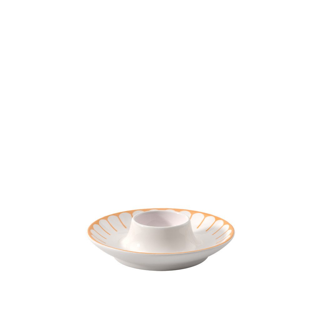 Villeroy & Boch Eierbecher Fleur couleur Eierbecher 11,5x11,5x3cm, (1-tlg), Premium Porcelain, mikrow.- & spülm.sicher, Made in Germany